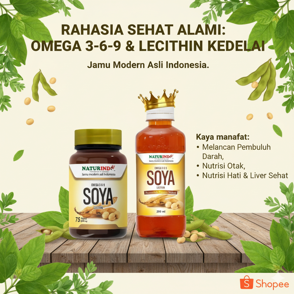 Obat Speech Delay Autis Hiperaktif Suplemen Nutrisi Otak Anak Omega Soya 369 NATURINDO