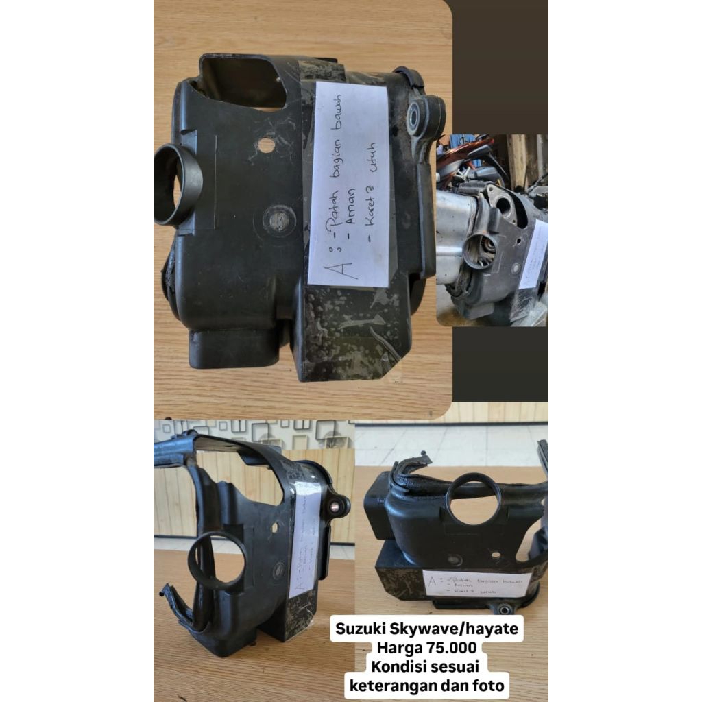 cover blok mesin kiri suzuki skywave,suzuki hayate
