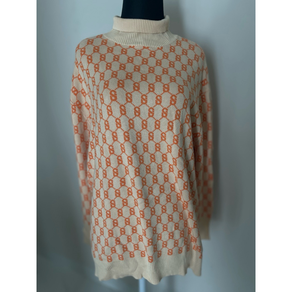 button scarves preloved