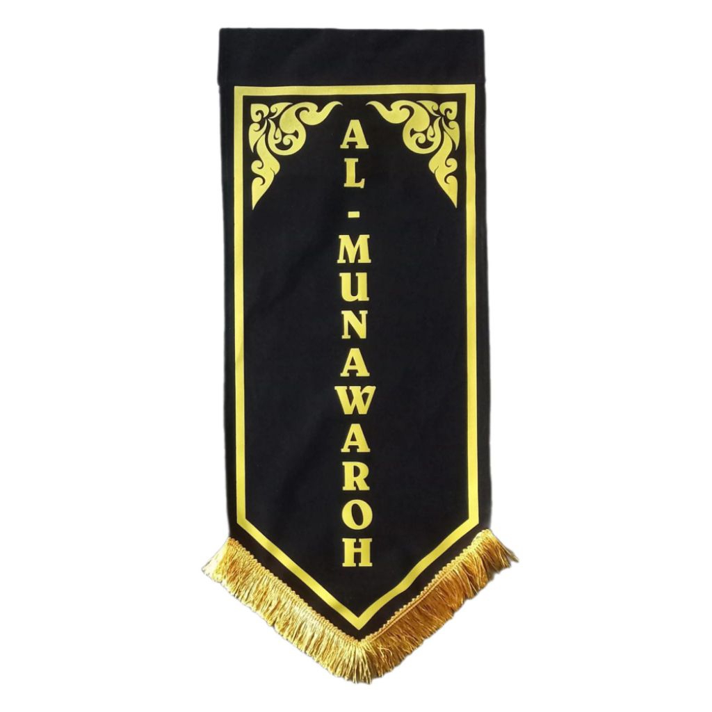 BENDERA VANDEL CUSTOM BAHAN BLUDRU + PALANG + TALI