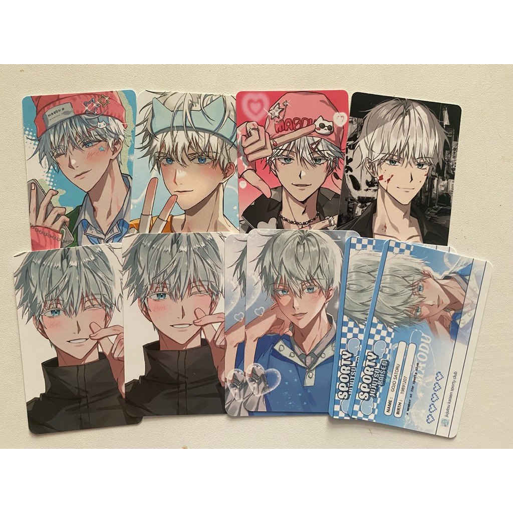 gojo jjk jujutsu kaisen photocard pc ma0du