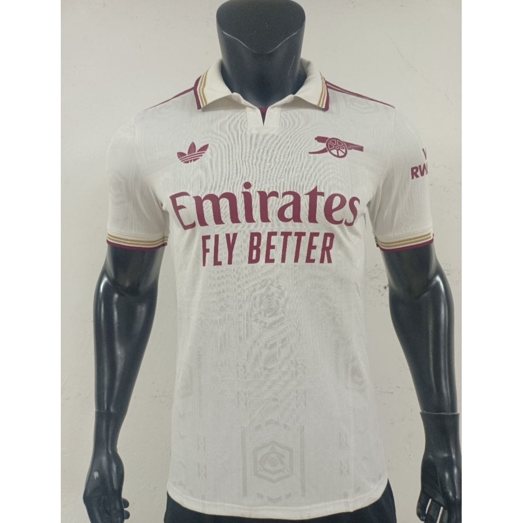 Jersey Kaos Baju Sepak Bola Arsenal FC Home Away 3rd Third Special Edition Edisi Spesial Puth White 