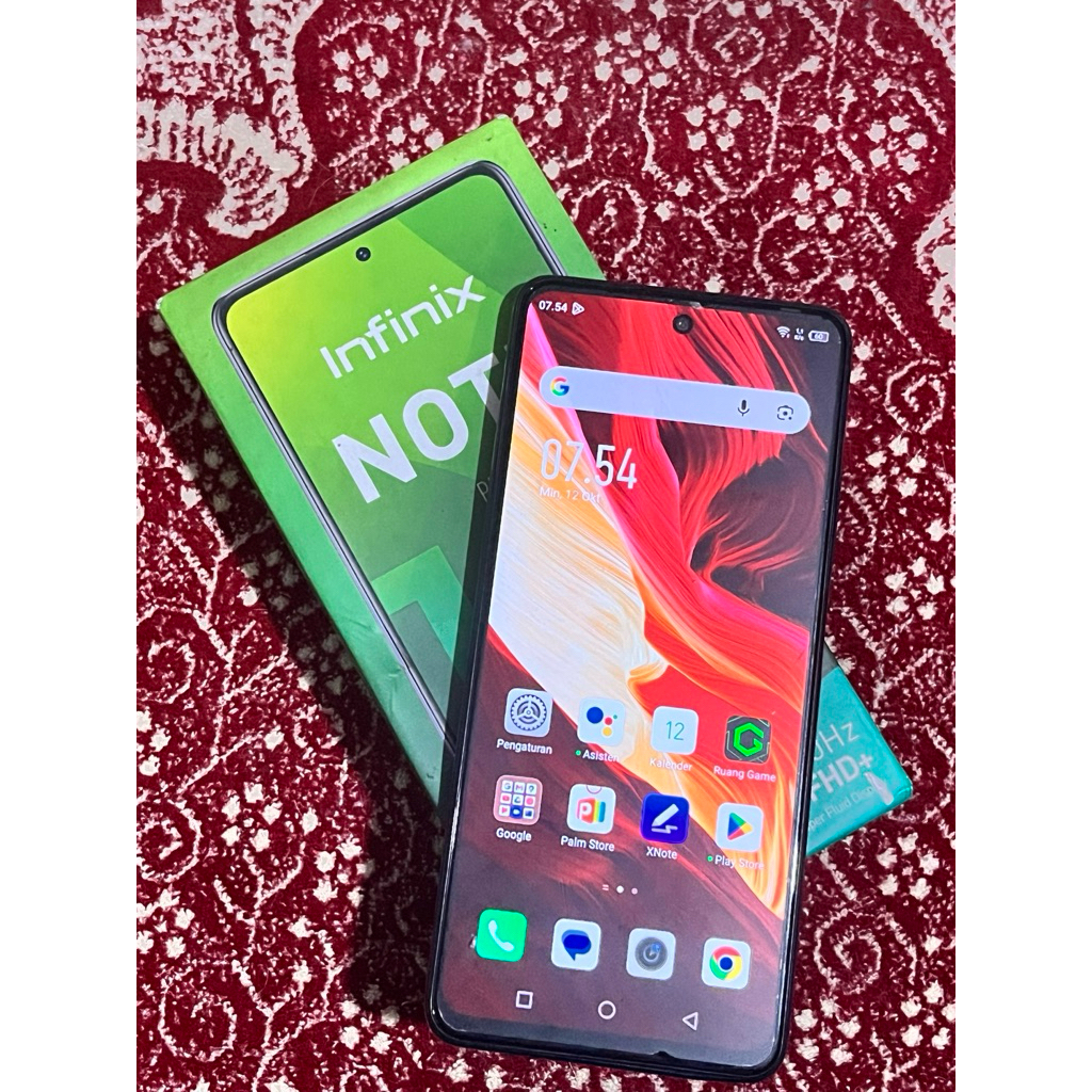 Infinix Note 10 Pro NFC 8/128 GB Second Mulus Resmi Original