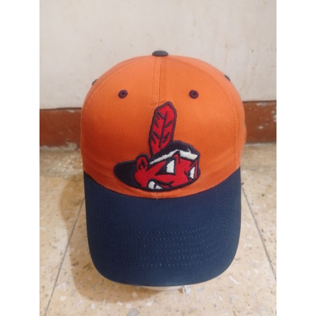 Topi MLB indians origina big logol second bekas