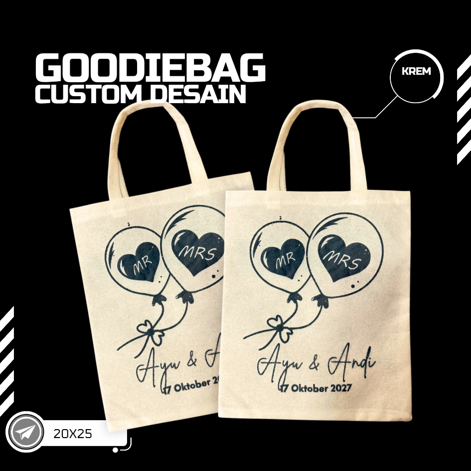 CV. Berkah Kertas Jaya | Jual Tas Spunbond Free Custom Sablon Cocok Untuk Acara Hajatan Wedding Pern