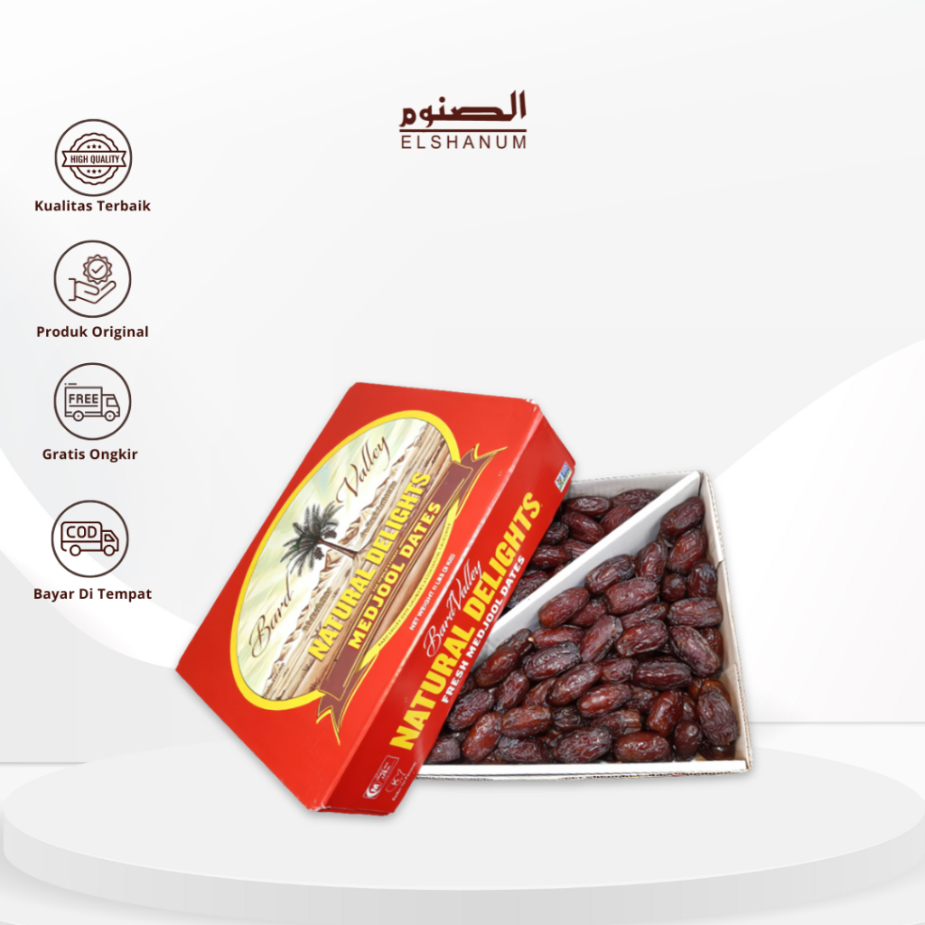 Kurma Medjool Jumbo Premium 5kg / Kurma Medjool Jumbo 5kg / Medjool Natural Delight /  alelal store