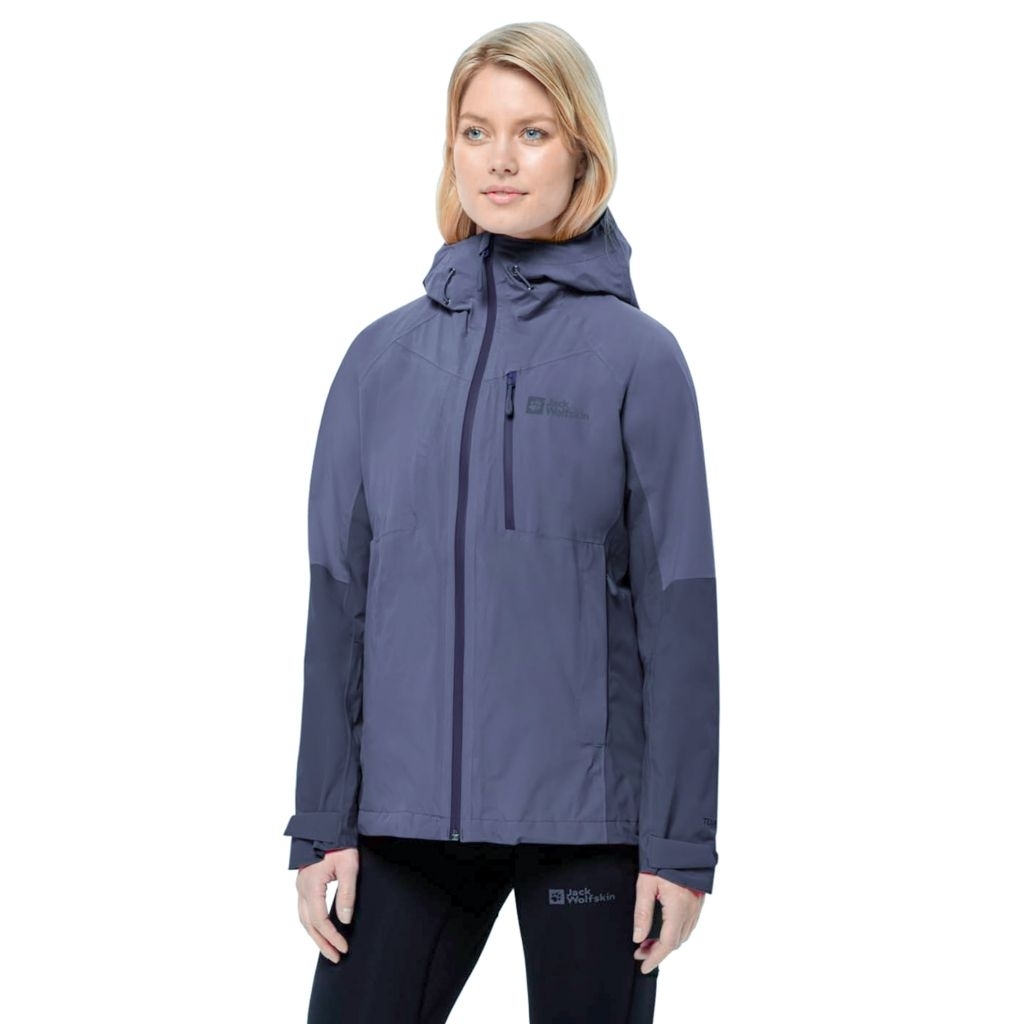 Jaket Jack Wolfskin Eagle Peak Jaket Gunung Wanita Jaket Waterproof Wanita Jaket Outdoor Wanita