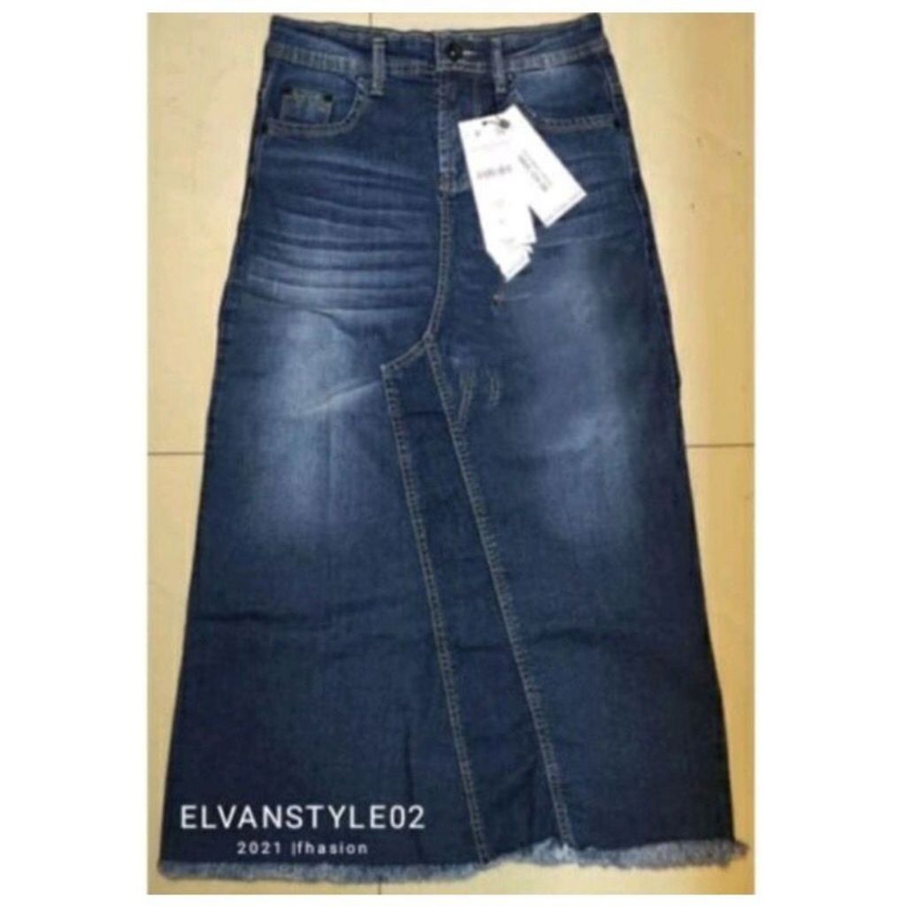 Rok Jeans span Sctret Terbaru 2024 // Rok Jeans Jumbo // Rok Denim Span