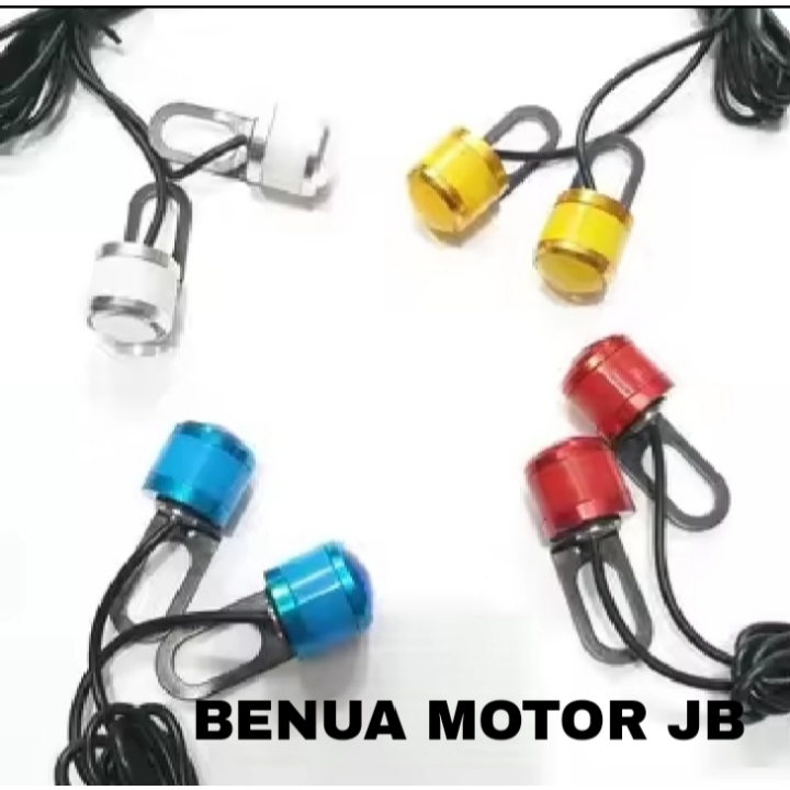 BENUA MOTOR 2 pcs LED Sorot Eagle Eye/Mata Elang  FLASHING lampu mata elang