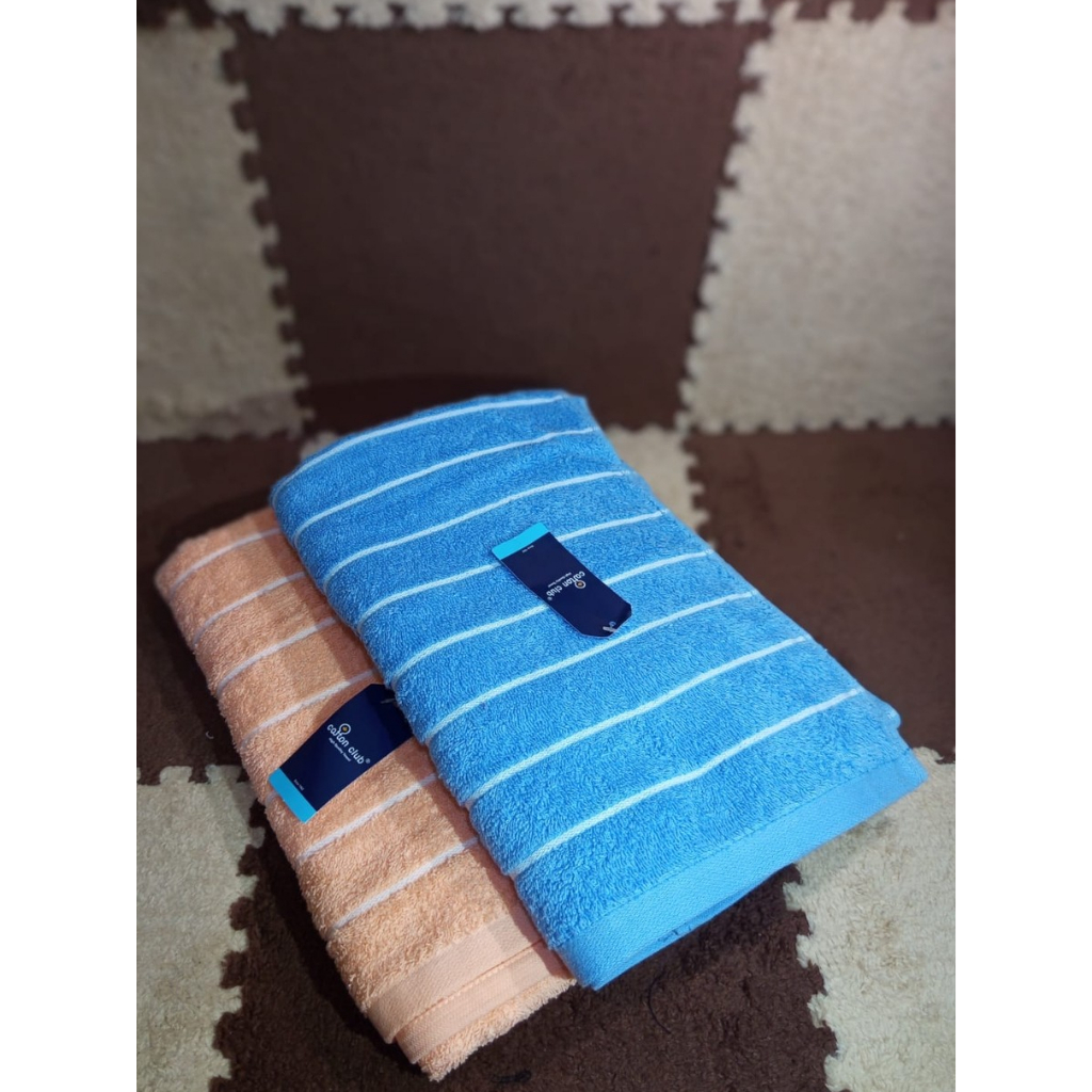 HANDUK COTTON CLUB + HANDUK DEWASA + HANDUK MANDI + UKURAN 70X135CM