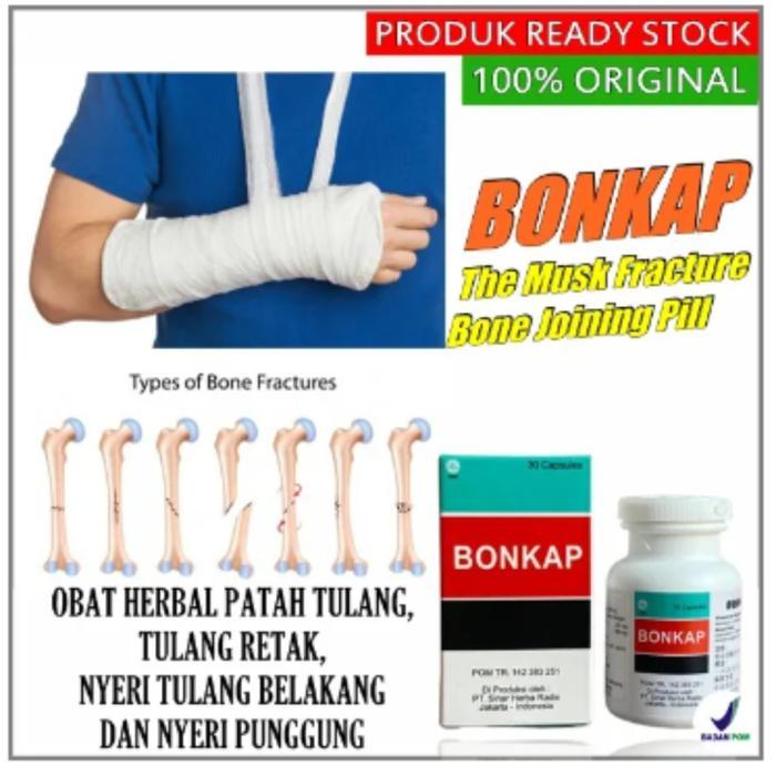 Bonkap The Musk Fracture Bone Joining Pill Jiegu Die Da Wan (Bonkap) Obat Patah Tulang Bengkak Retak