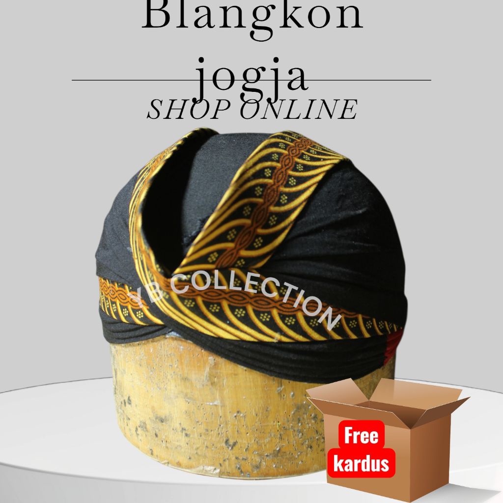 blangkon Jogja dewasa samurai kuning//blangkon Jogja dewasa sliwir//klewer
