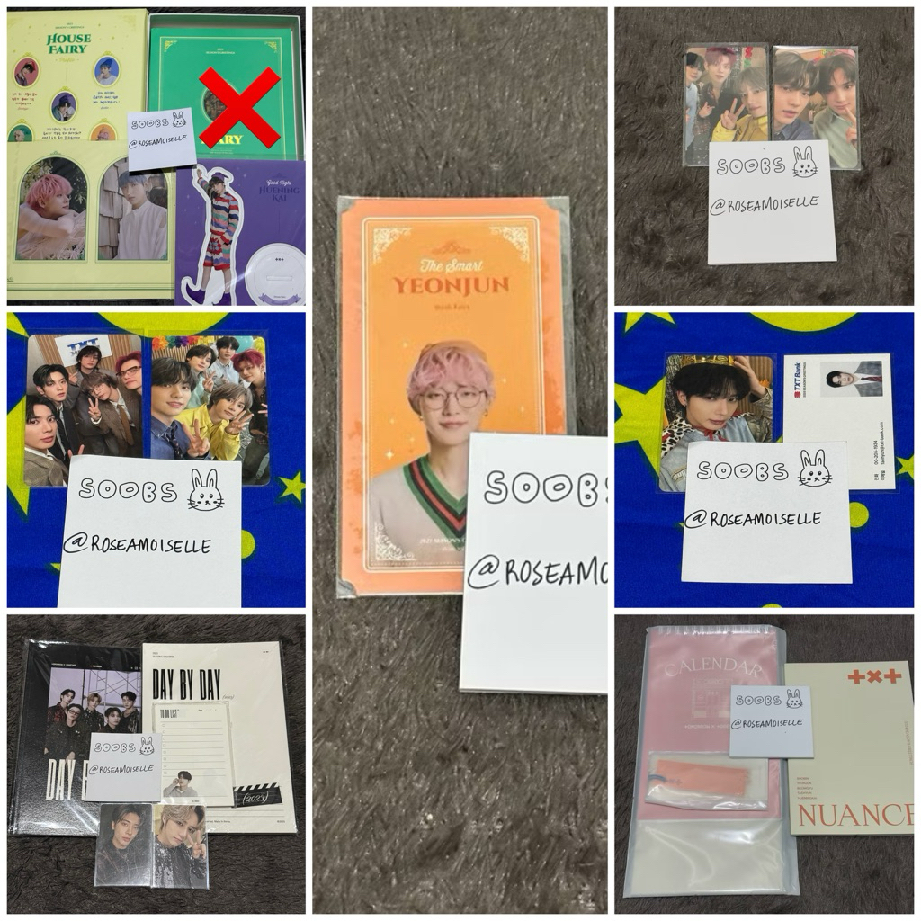 txt season’s greetings 2023 2024 2025 sg23 sg24 sg25 yeonjun soobin beomgyu taehyun hueningkai