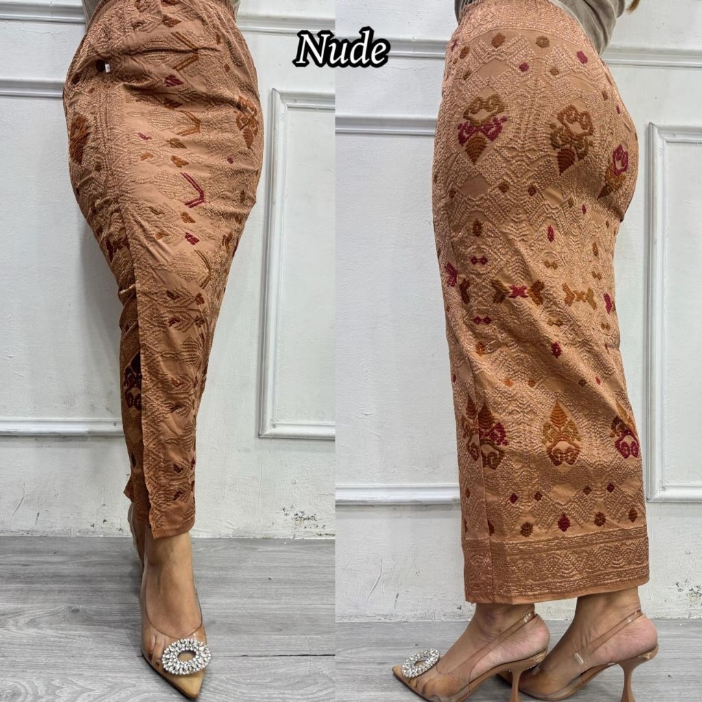 (RK)New ROK BORDIR SIZE M-5XL // Kamen jadi bordir full strait// ROK BORDIR SIZE JUMBO // ROK BORDIR