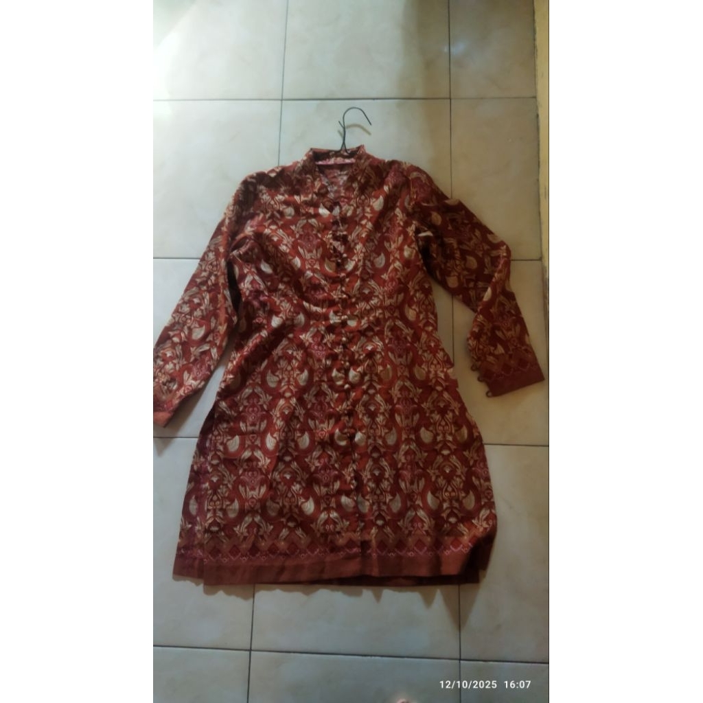 preloved tunik batik