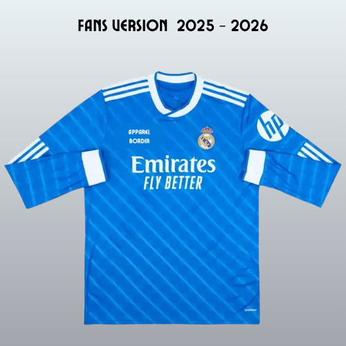 Jersey madrid third 2025 2026 long sleeve