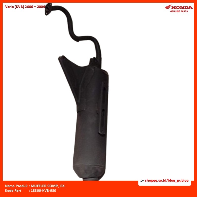 Knalpot Honda Vario/MUFFLER COMP., EX./18300KVB930