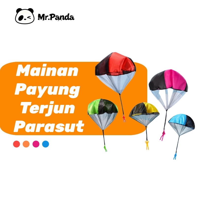 Mainan Parasut Anak / Mainan Jadul Lempar Terjun Payung Anak / Mainan Anak Terjun Payung