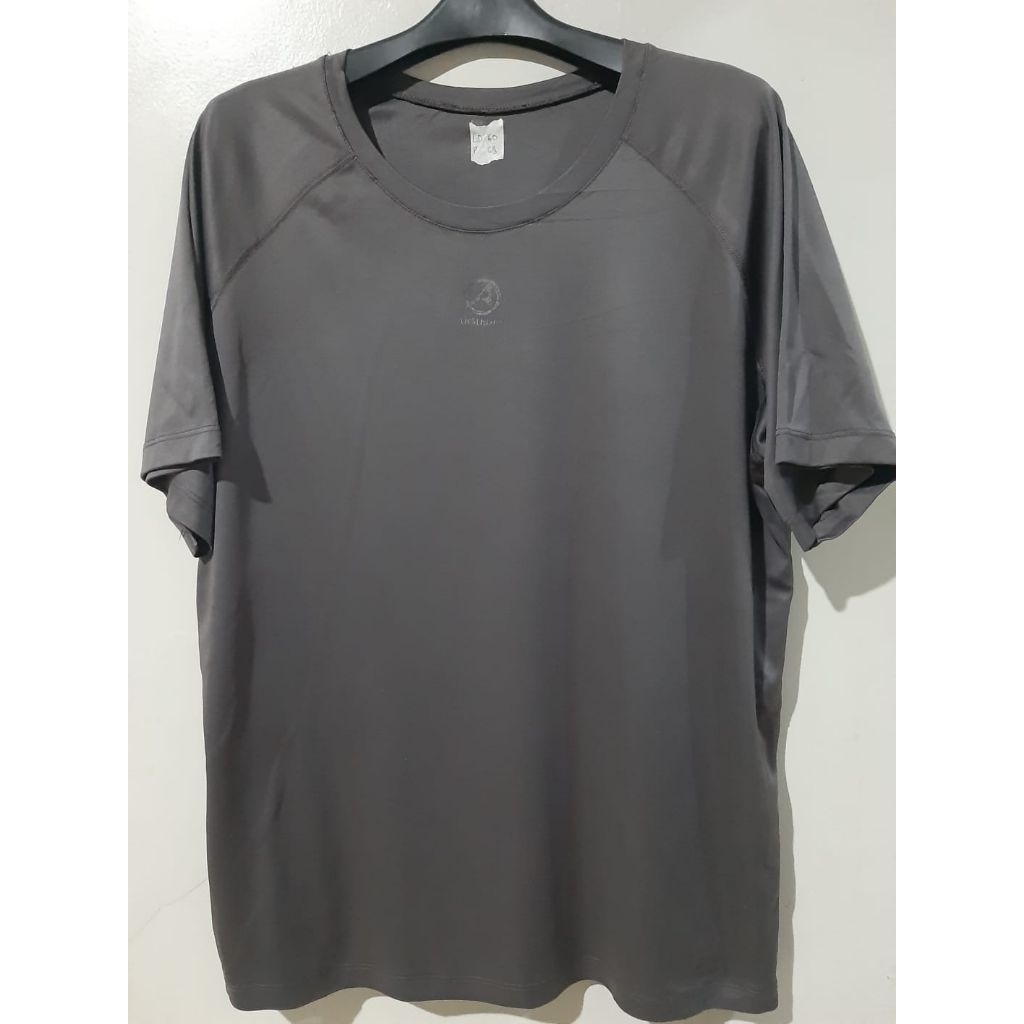 t-shirt kaos olah raga Jersey Armedes warna abu tua Freeloved/bekas/thrift/second/seken