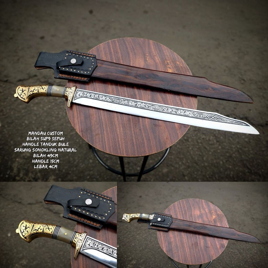 Pisau Sembelih M4ndau SUP9 Sepuh
