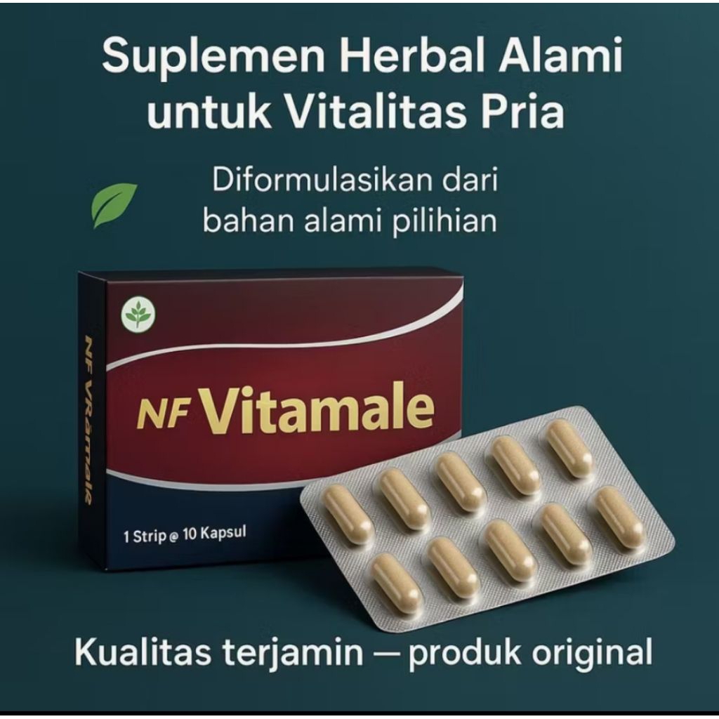 VitamaleHWI Asli 100% Produk original Bpom isi (10)kapsul