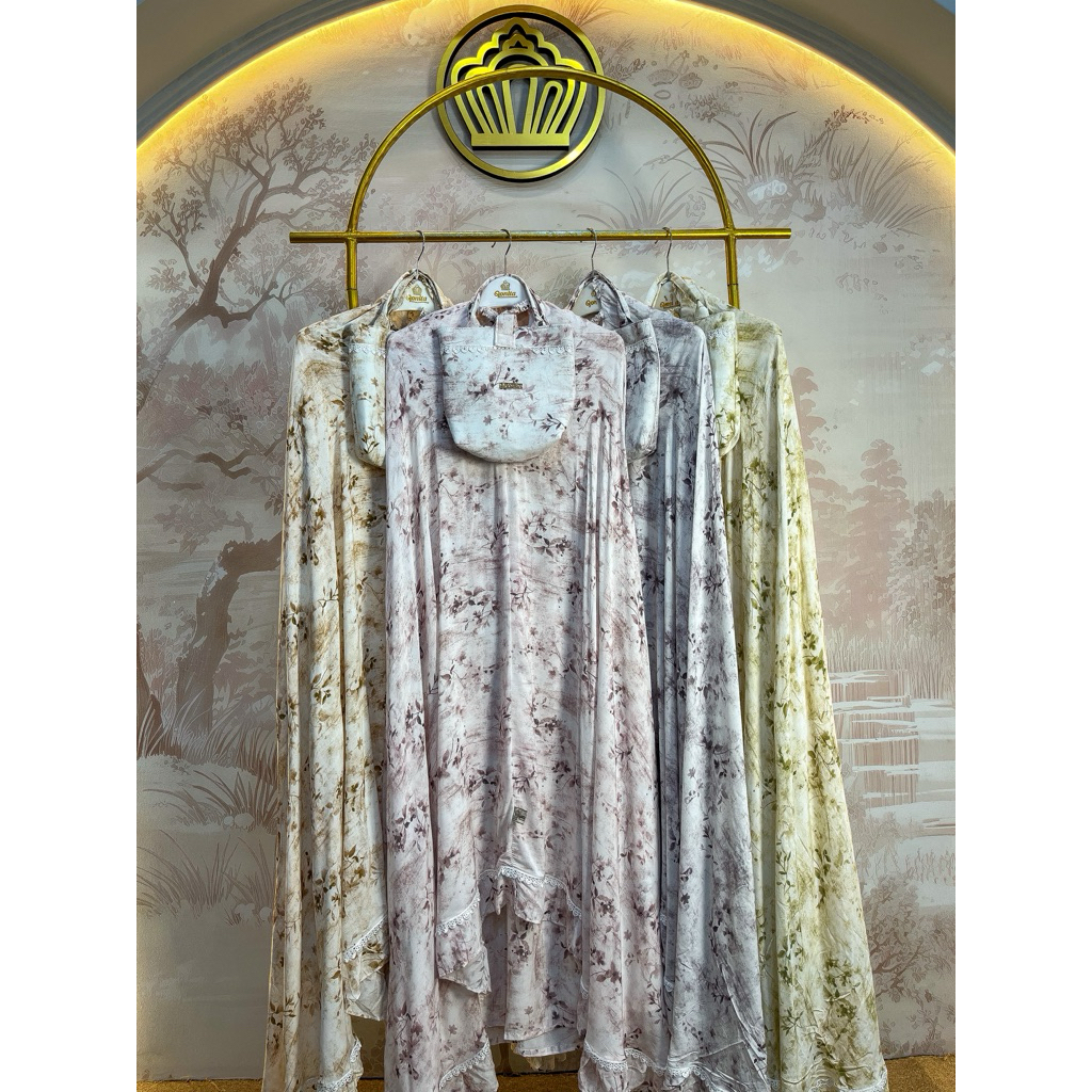 MukenaQonita  Batik| Paris Voal Series | Mukena Dewasa Adem dan ringan | Mukena Premium Jumbo | Free