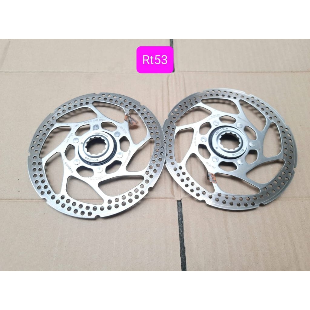 Rotor Disc Brake Sepeda Shimano Center Lock 160mm Rt53