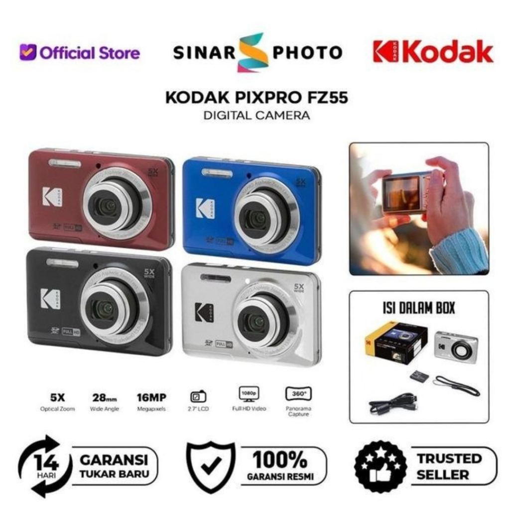 KODAK PIXPRO FZ55 Digital Camera - Kodak Pixpro  FZ55 Pocket Camera - PIXPRO FZ55