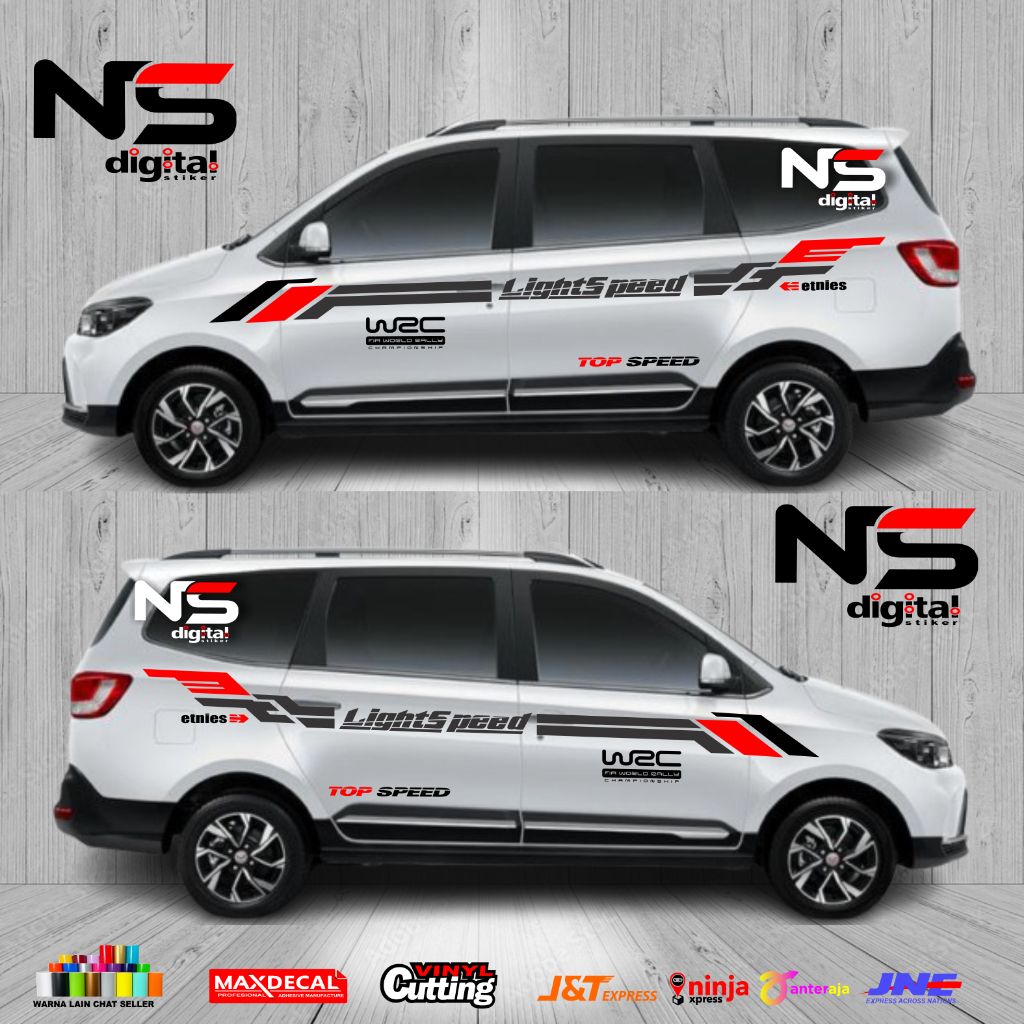 NEW Stiker Mobil Wuling Confero Sticker Cutting Wuling Confero Terbaru
