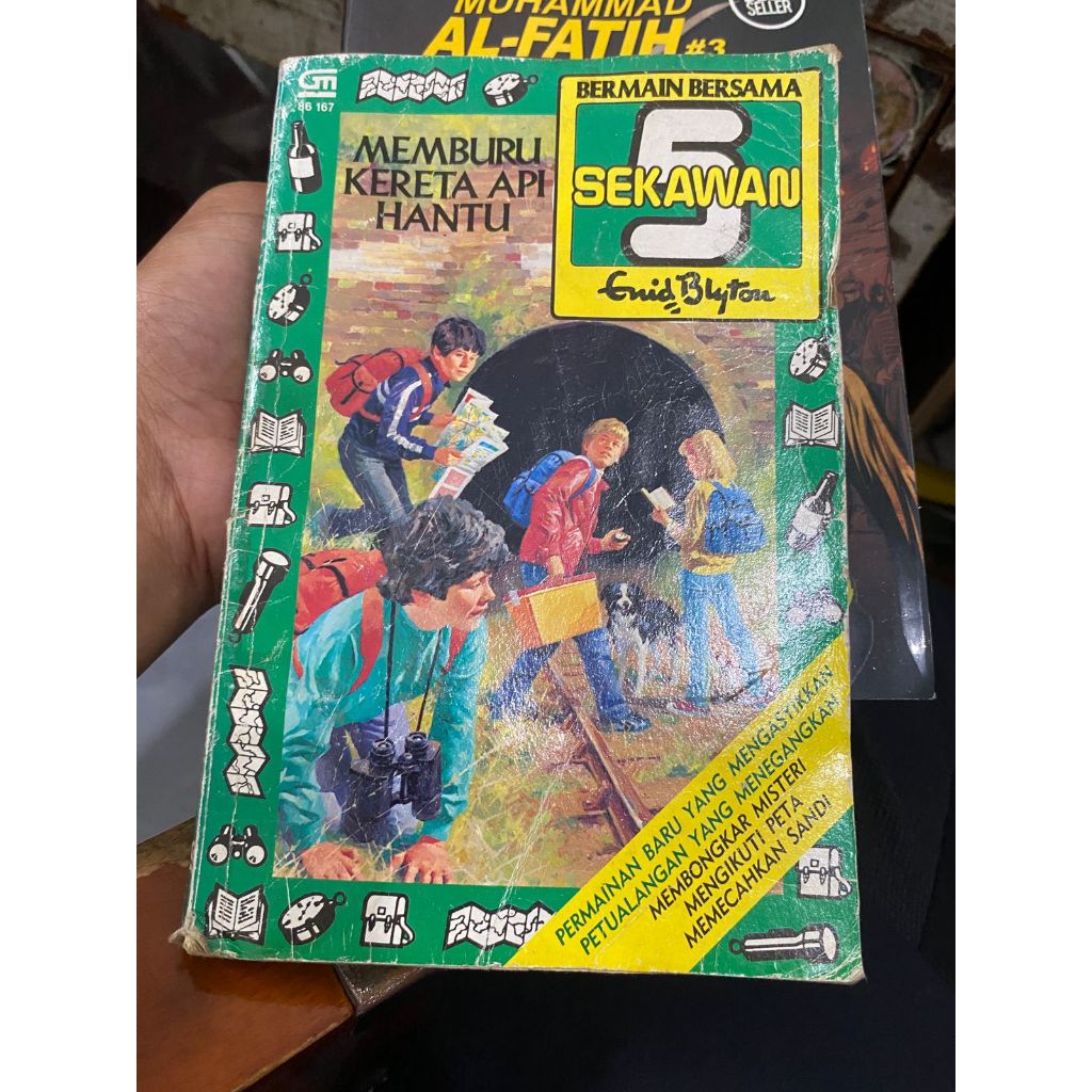 Novel Lima sekawan - Memburu kereta api hantu