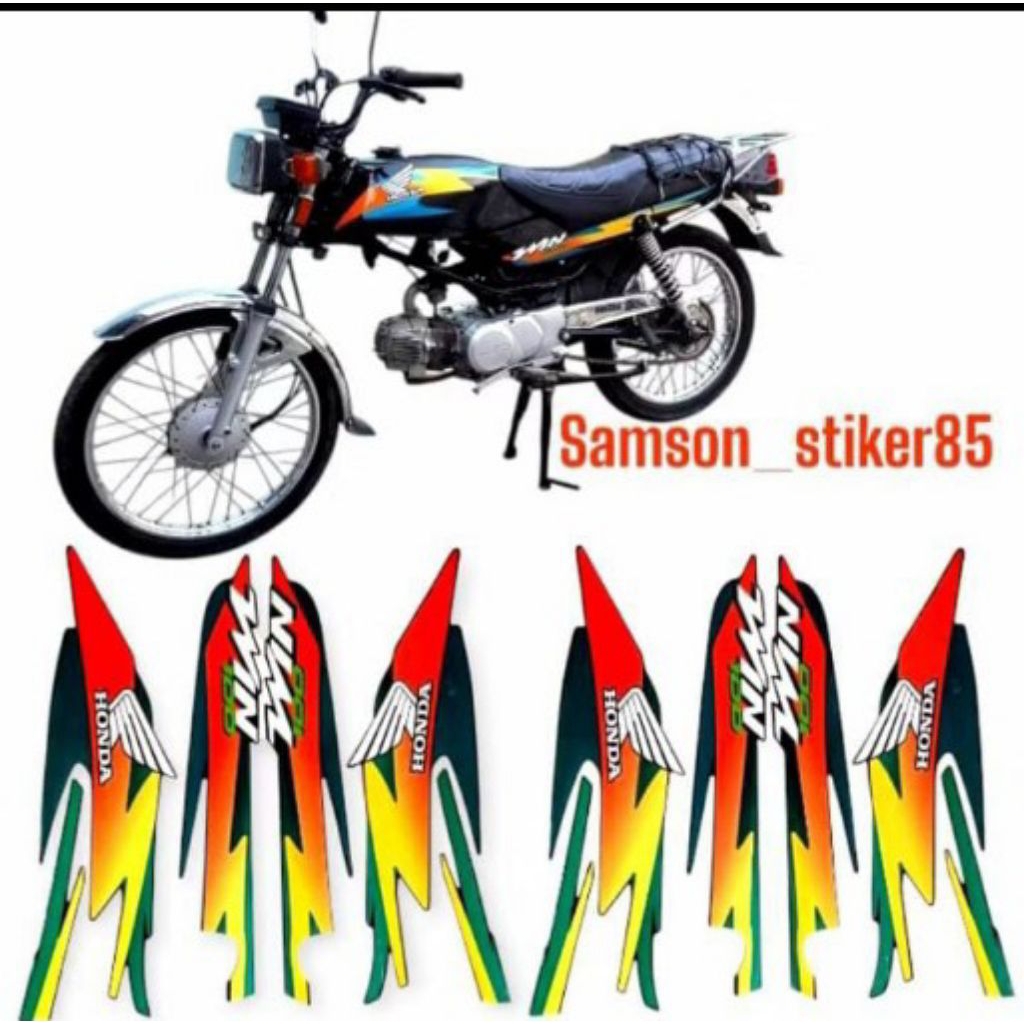 stiker striping motor honda win 100 lama tahun 2001 list body standar berkualitas termurah