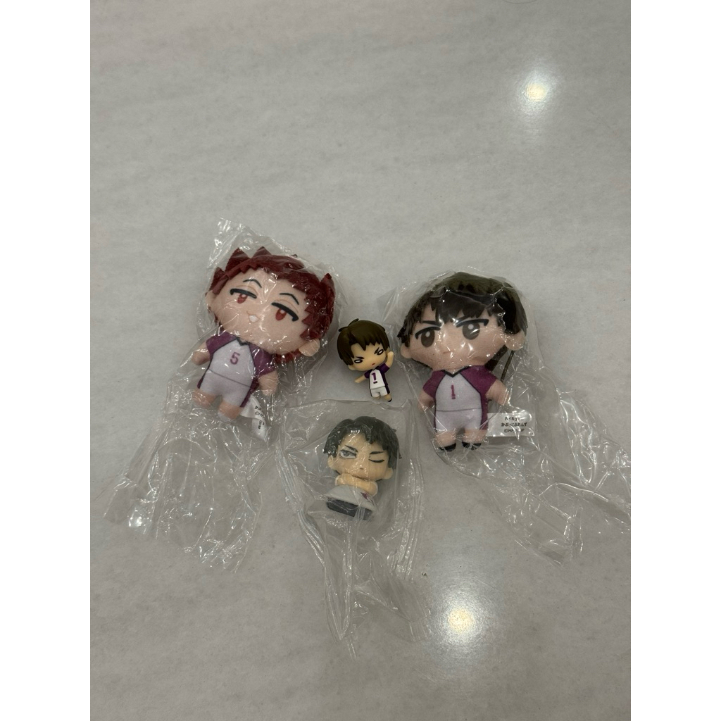 Haikyu Haikyuu Ushijima Wakatoshi Satori Tendo Original Japan Gasha Gashapon Gacha Gachapon Plush On