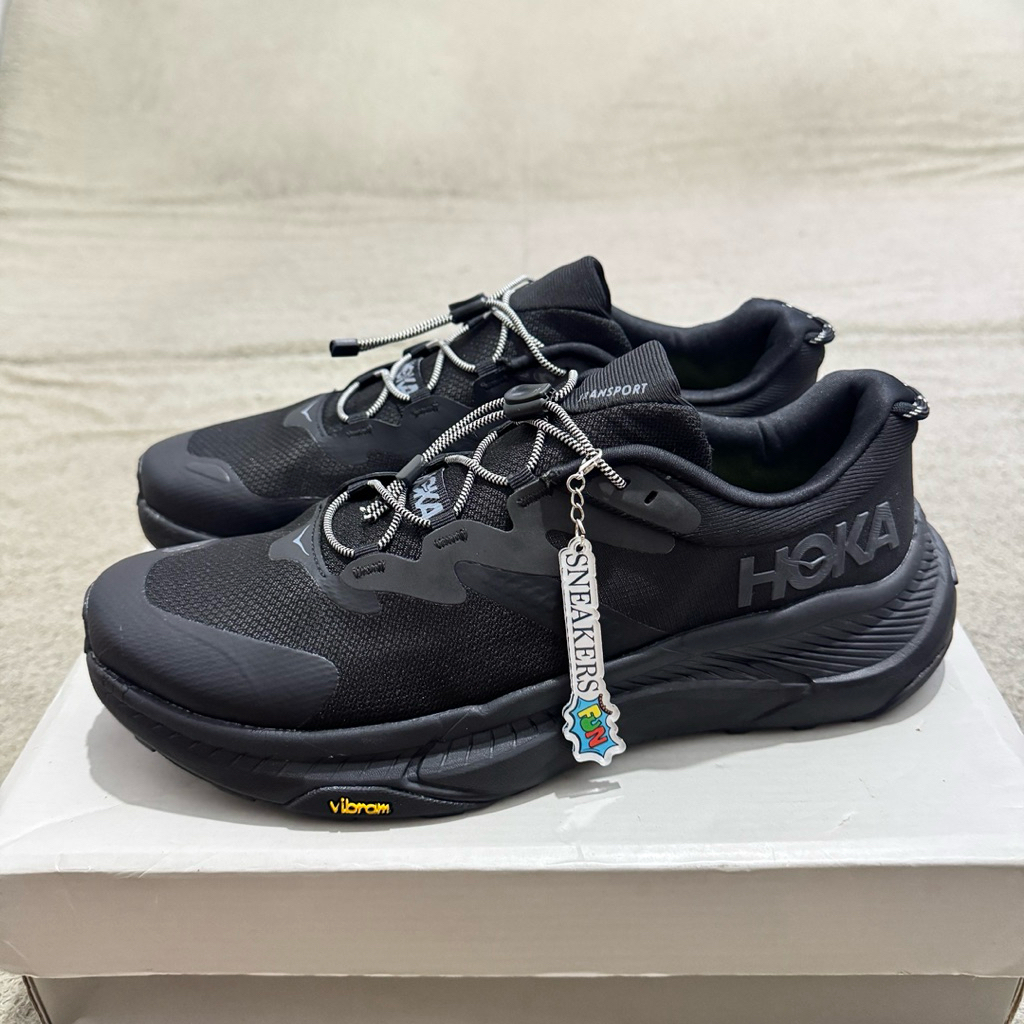 HOKA ONE ONE TRANSPORT FULL BLACK PREMIUM ORIGINAL