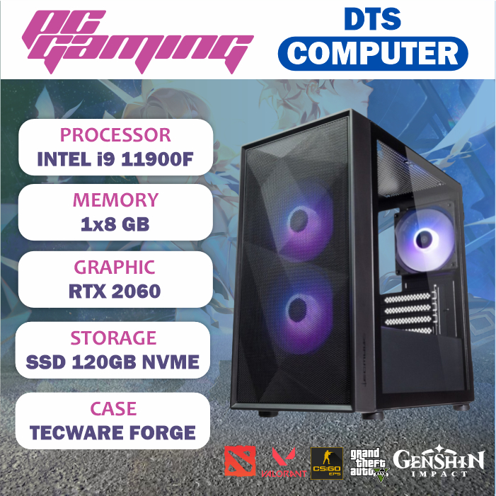 PC GAMING | i9-10900f | RTX 2060 | 16GB DDR4 | SSD 120GB |