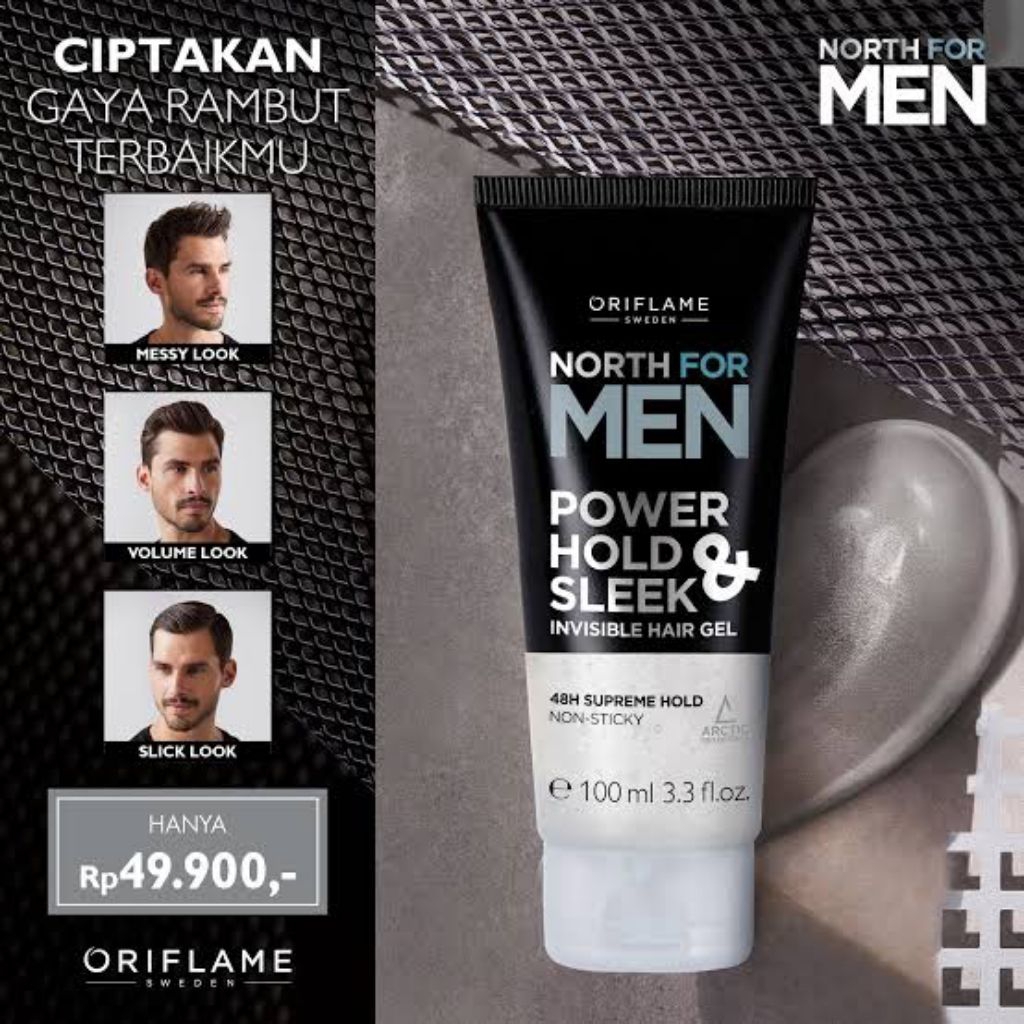 north for Man hair gel