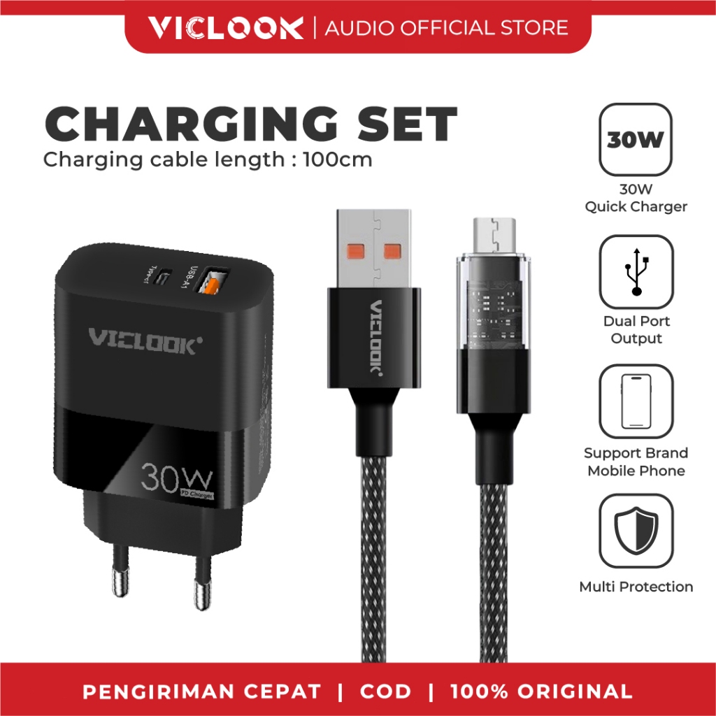 Charger+USB MC-Black