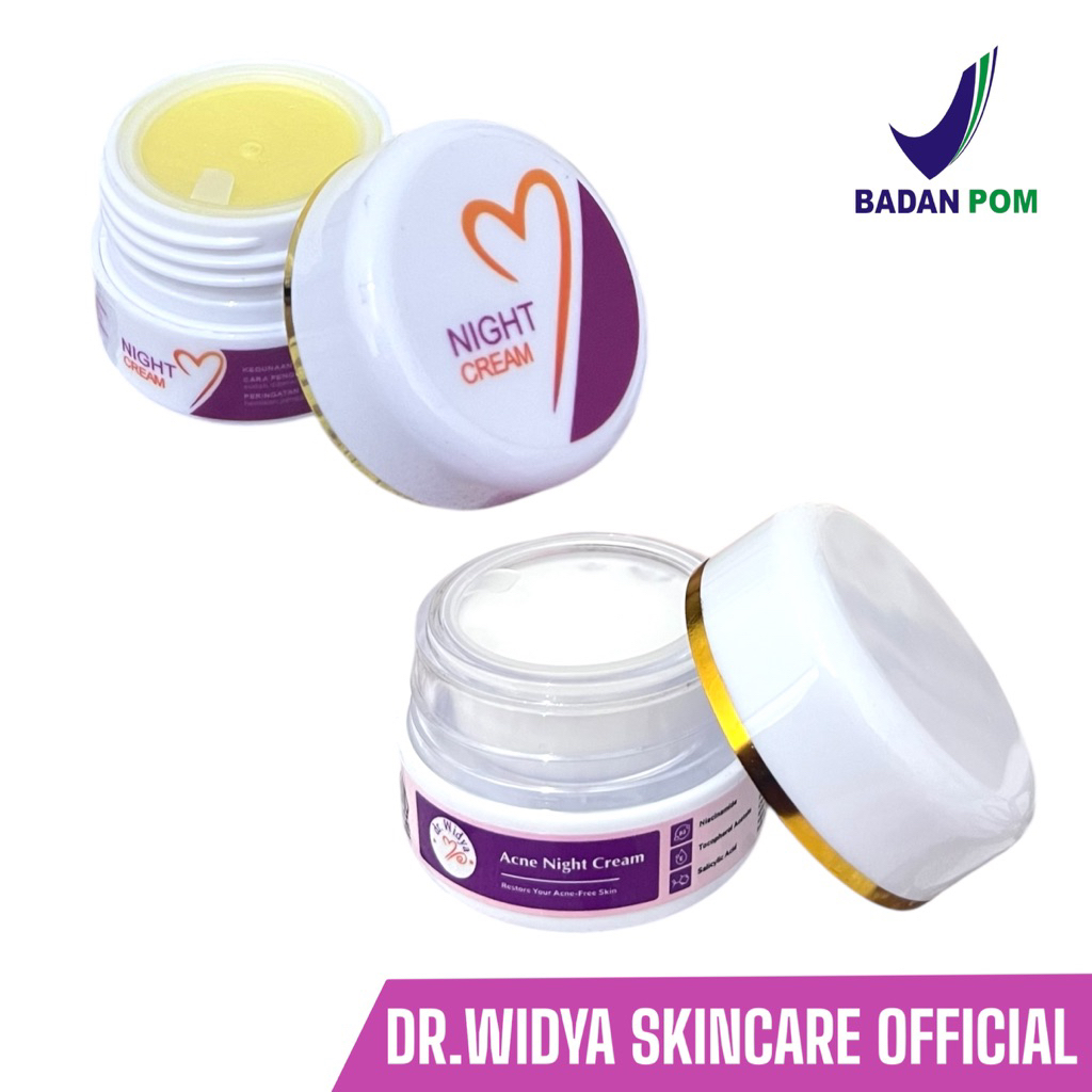NIGHT WHITENING CREAM || NIGHT CREAM || CREAM MALAM|| CREAM FLEK || dr. widya skincare