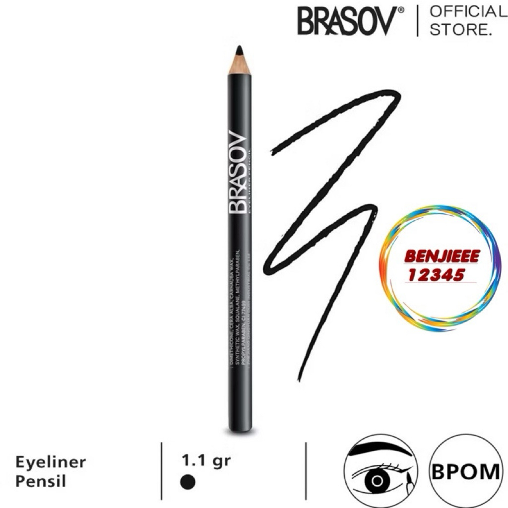 BRASOV EYELINER PENCIL | EYELINER PENCIL WATERPROOF