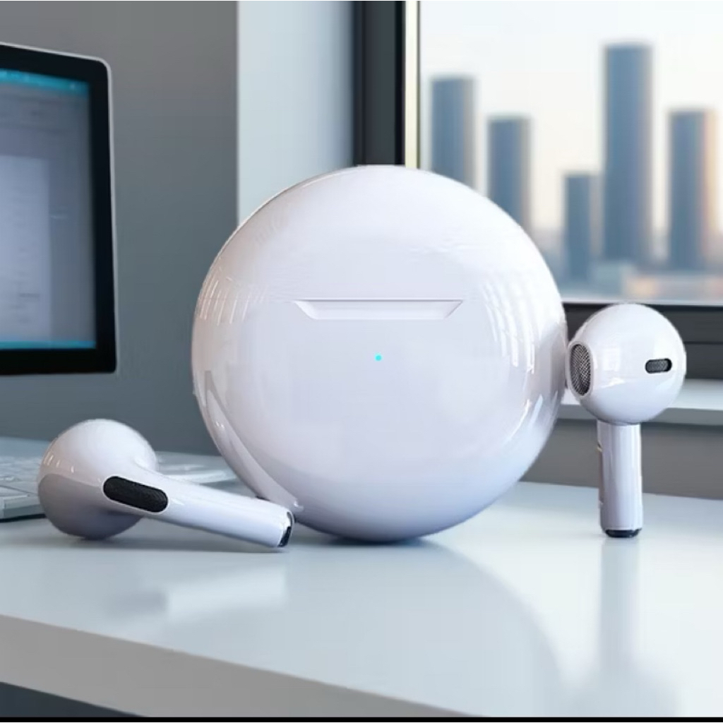 TWS Headset Pro 6 Super Slim Suara jernih