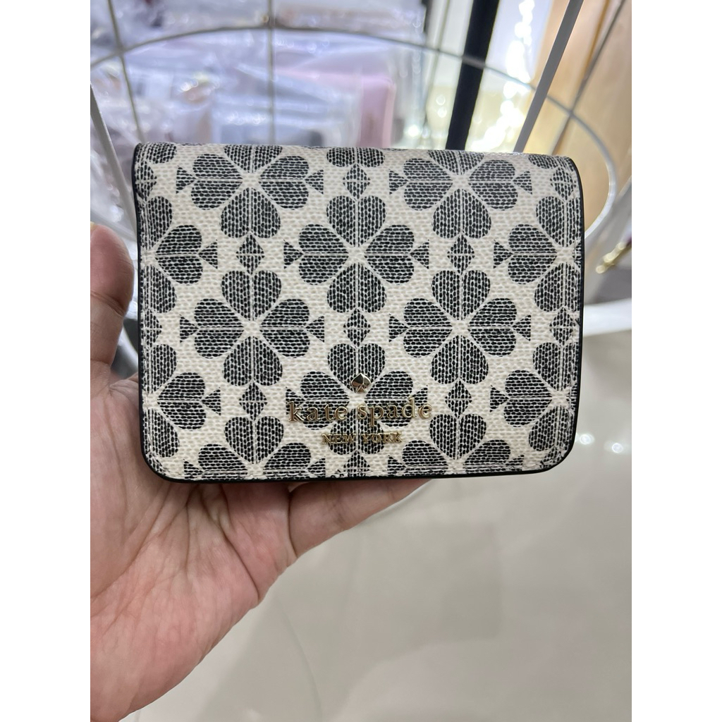 ks spade flower bifold-dompet ks small flower