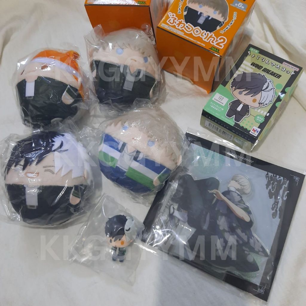 WINDBREAKER WB HARUKA SAKURA REN KAJI WB FUWAKORORIN ACRYLIC STANDEE CHOKORIN SET