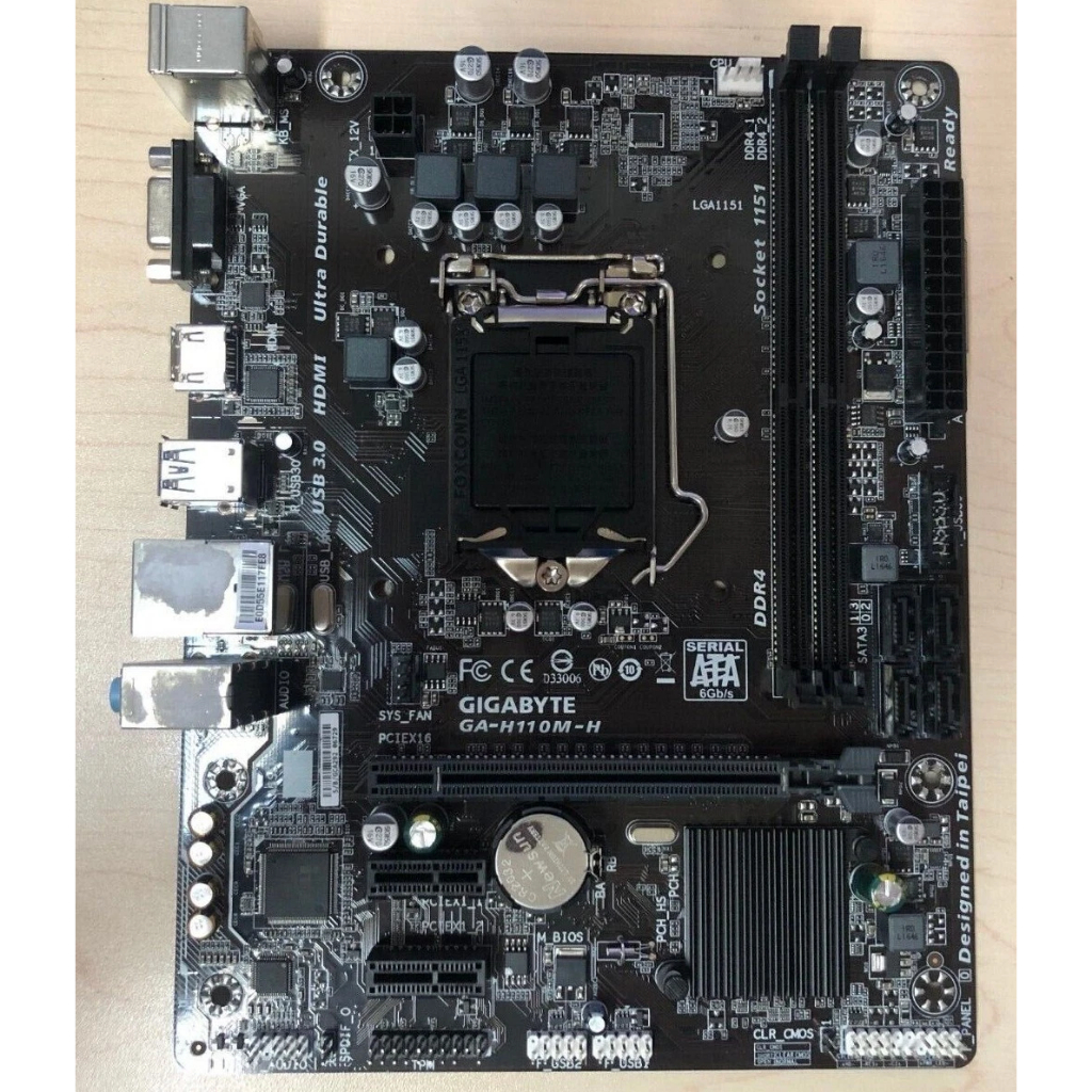Gigabyte H110M H ddr4 gen 6-9 Motherboard Murah