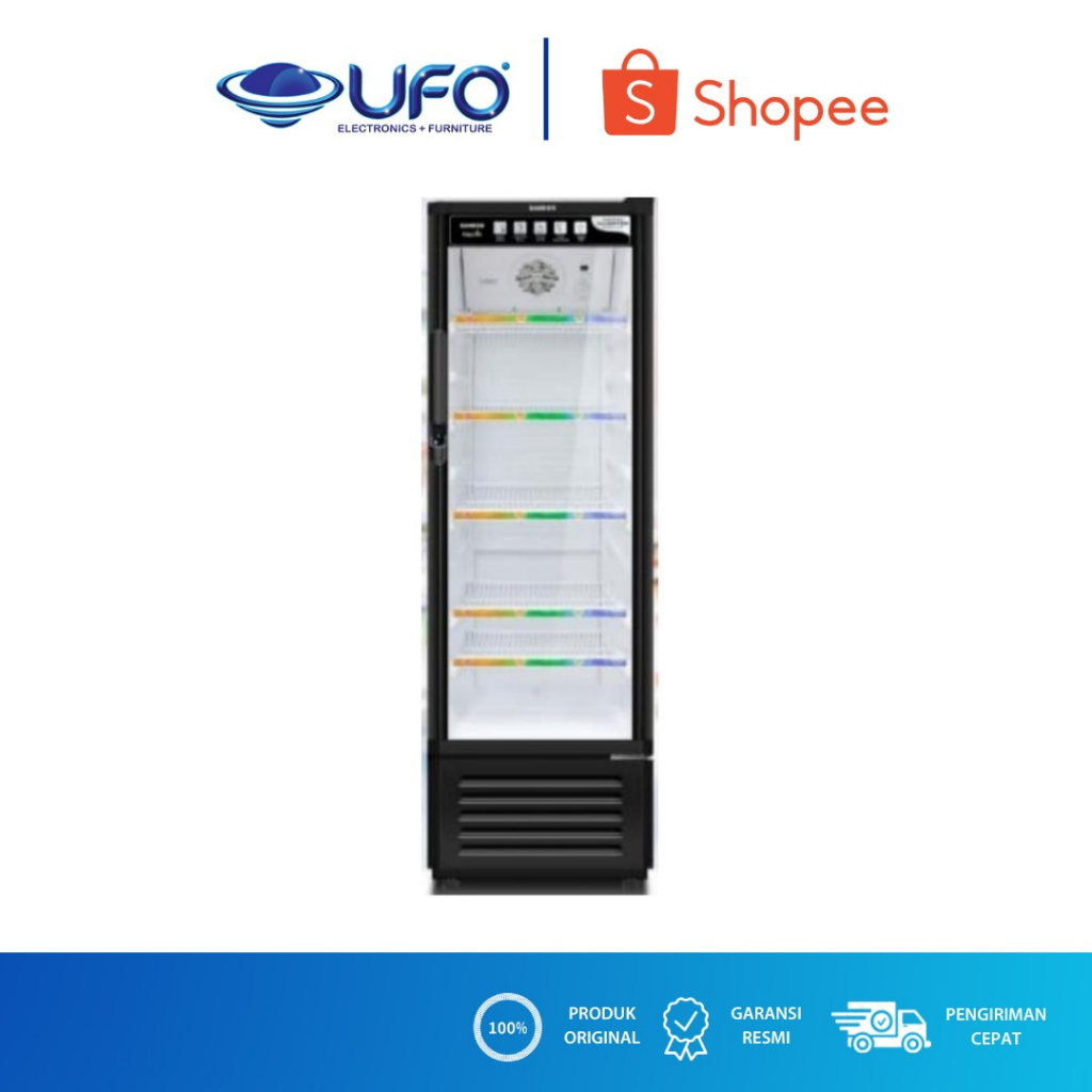 SANKEN SHOWCASE INVERTER 5 RAK 220 LITER SRS288V