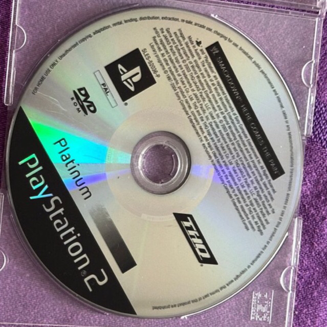 kaset ps2 ori pal smackdown here comes the pain