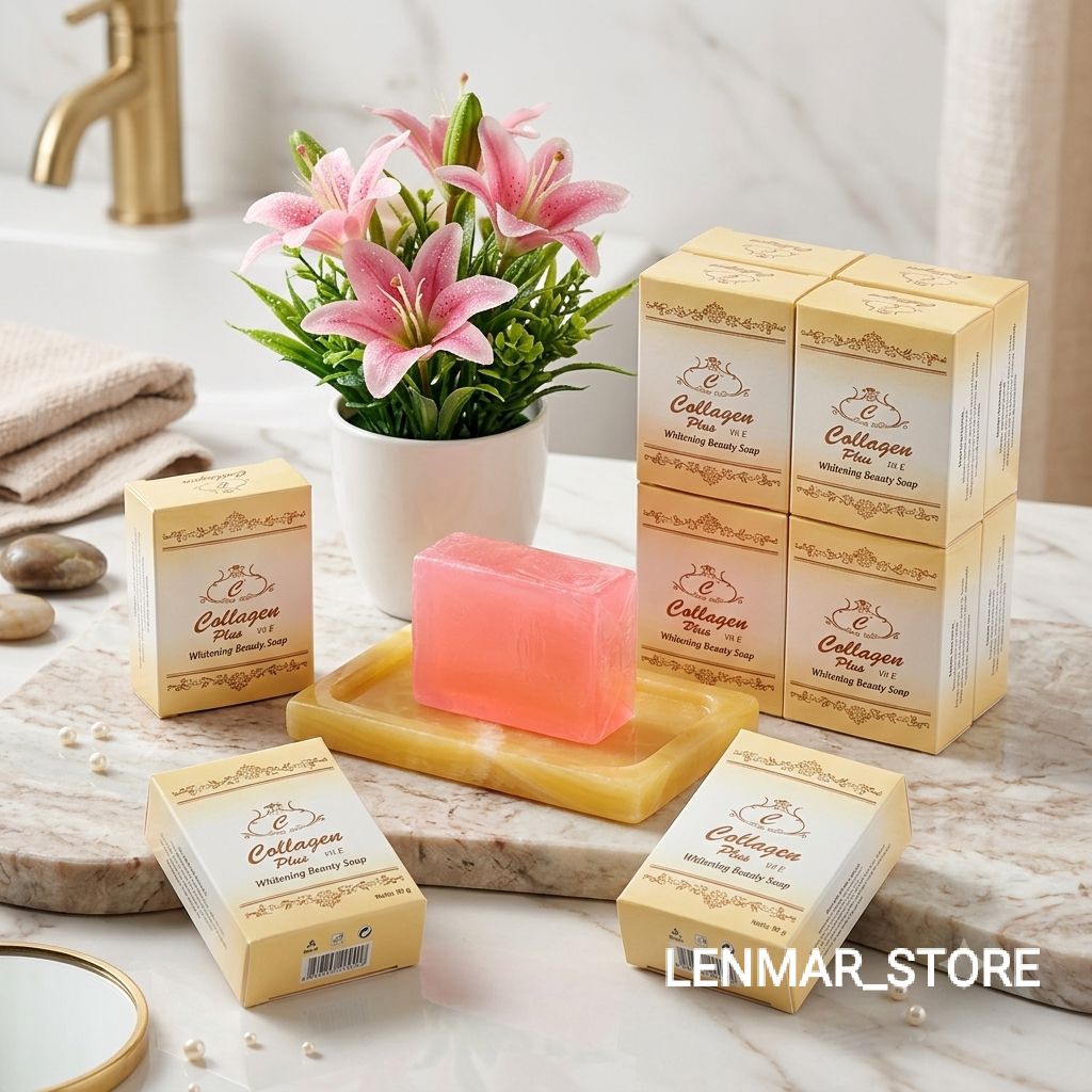 Sabun Collagen  Plus Whitening / Collagen Plus Beauty Soap 90 gr