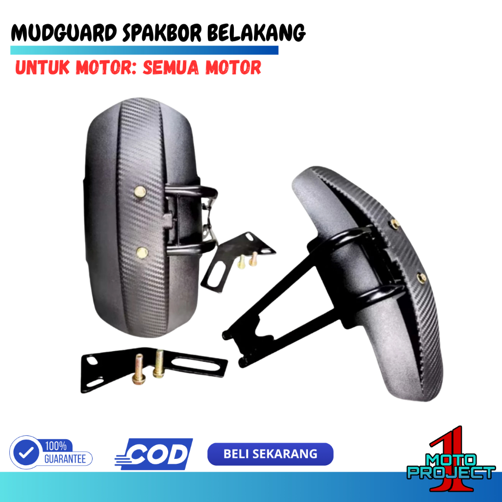 MUDGUARD MOTOR UNIVERSAL Mudguard Motor Spakbor Belakang HMS XSR155 CBR250 R15V3 R25 MT15