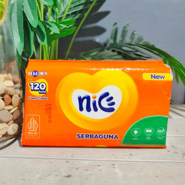Towel Tissue Nice Tisu  Serbaguna Isi 120 Sheets