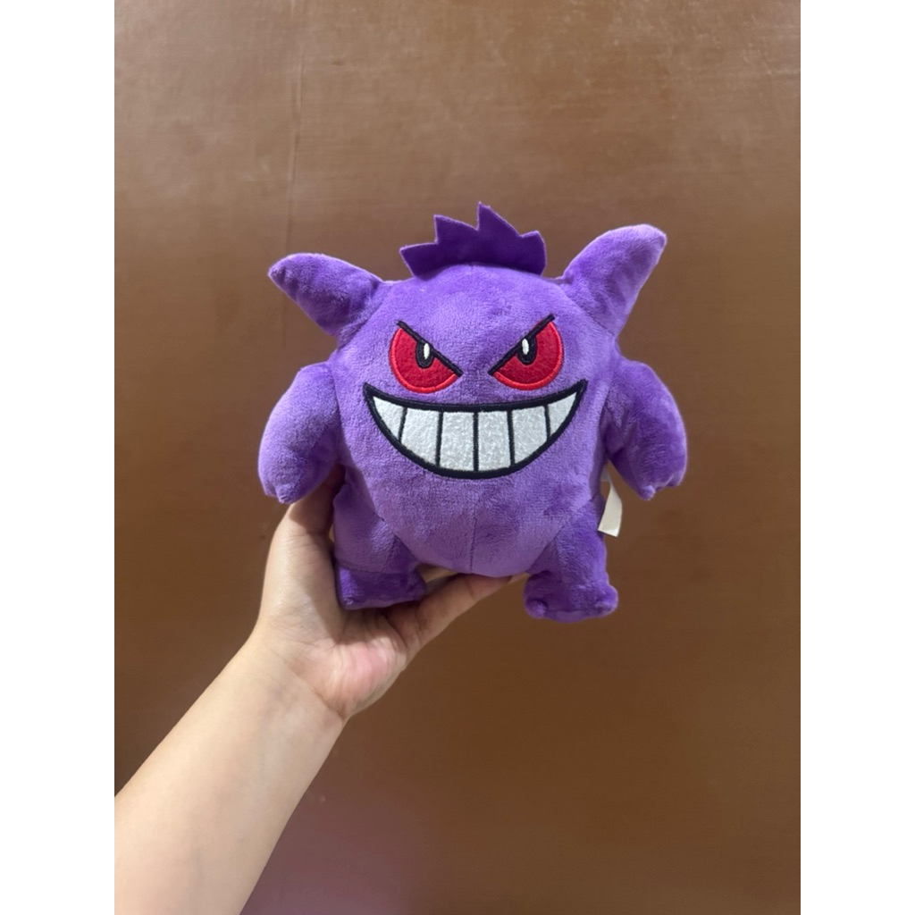 Boneka Karakter Pokemon Gengar size 17cm / Boneka Pokemon / Boneka Gengar / Boneka Karakter Gengar P