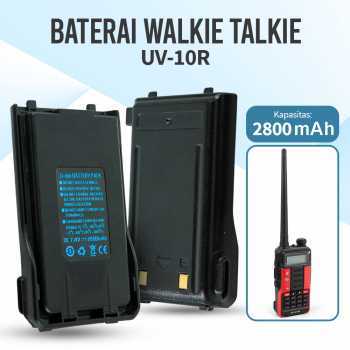 Baterai Walkie Talkie UV 10R  UV10R 7.4V 2800 mAh Pofung Baofeng WLN