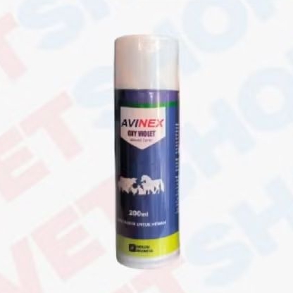 AVINEX SPRAY 200 ml - obat antibiotik untuk luka ternak
